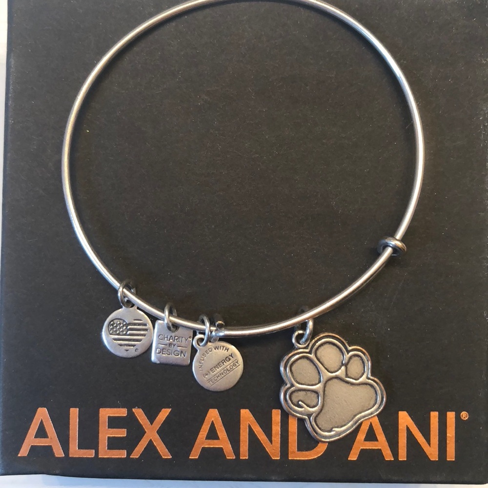 Alex and Ani Paw print bracelet